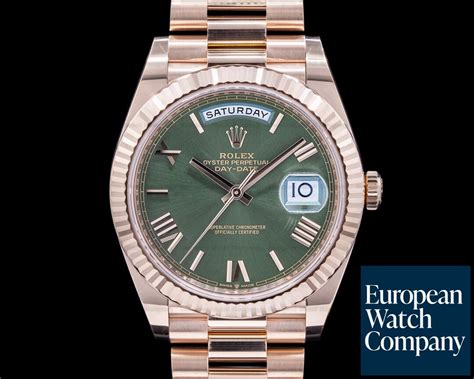 rolex olive presidential|rolex presidential 40mm price.